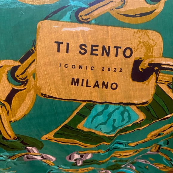 Ti Sento Milano Scarf Purchased in Italy - Picture 1 of 4